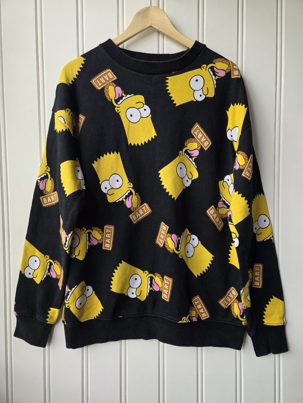 Joyrich X The Simpsons Bart Simpson Crewneck Cartoon Sweater Unisex Large